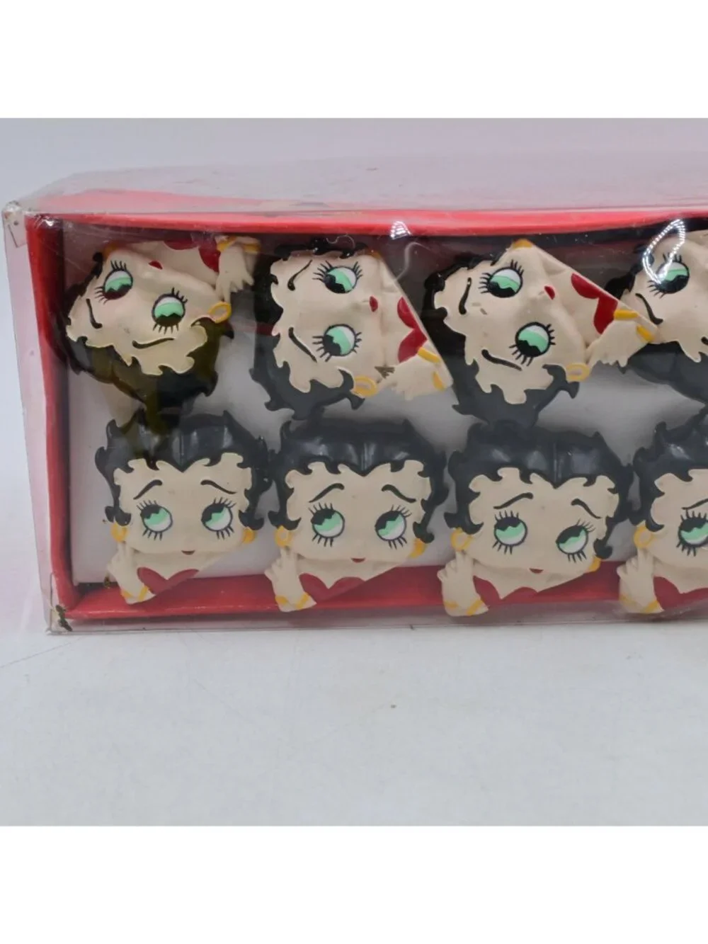 Catalina Products Betty Boop Resin Shower Hooks Set Of 12 Vintage 1997 NIB